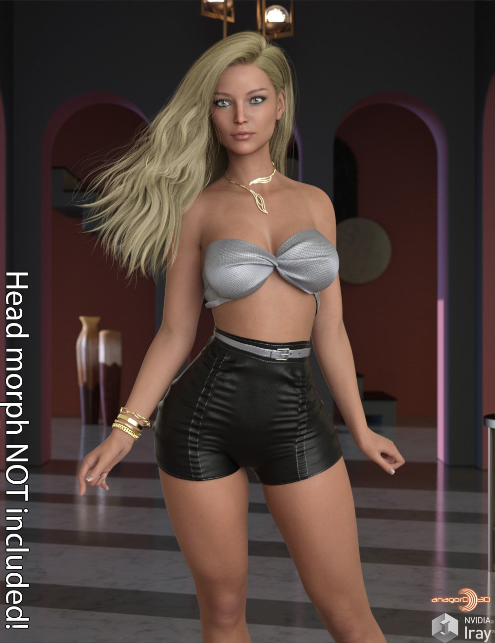 Curvy Body Morphs for G8F and G8.1F Vol 5 by: Anagord, 3D Models by Daz 3D