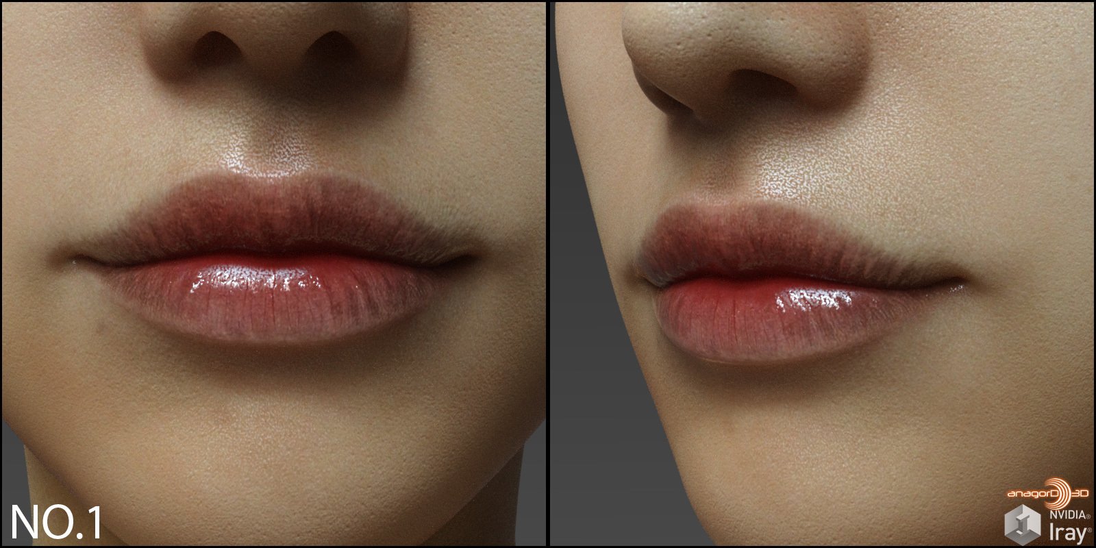 Lips Morphs for G8F Vol 5 by: Anagord, 3D Models by Daz 3D