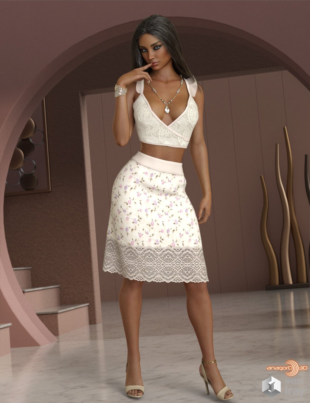 VERSUS - dForce Zara Homewear for Genesis 8.1 Females by: Anagord, 3D Models by Daz 3D
