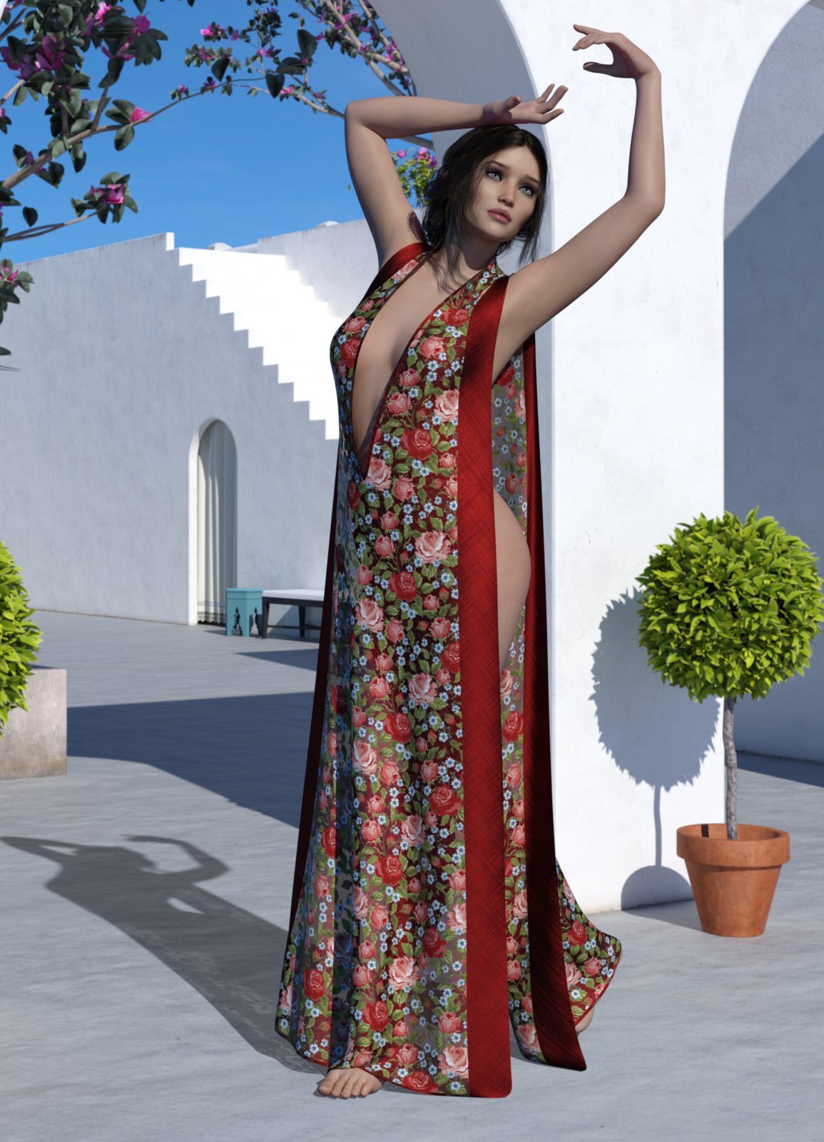 dForce - Aurora Gown for G8F by: Lully, 3D Models by Daz 3D
