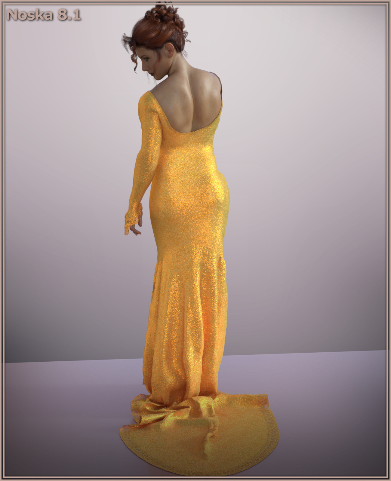 dForce Mermaid Gown for G8F & G8.1F