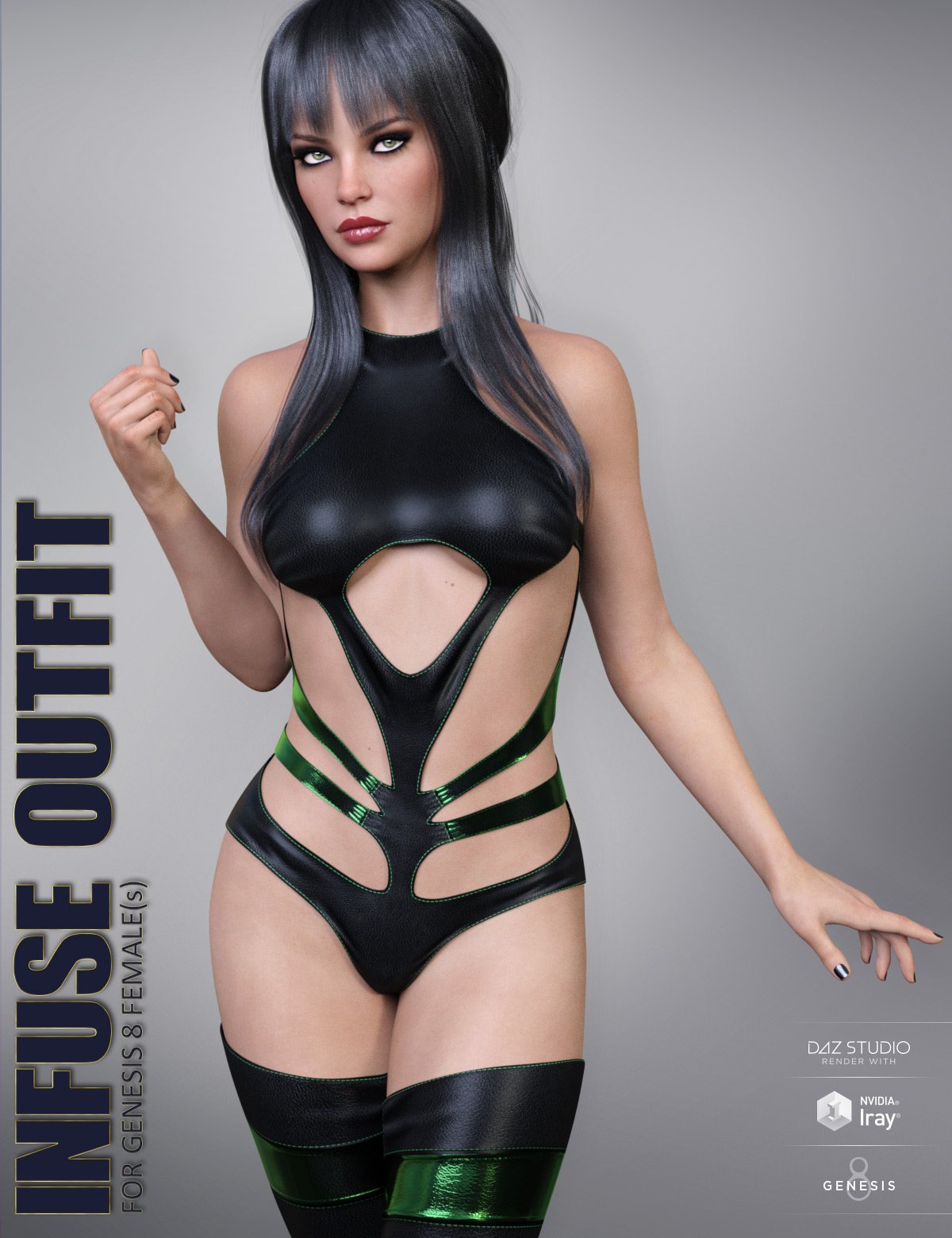 Infuse Outfit for Genesis 8 Females by: Lilflame, 3D Models by Daz 3D