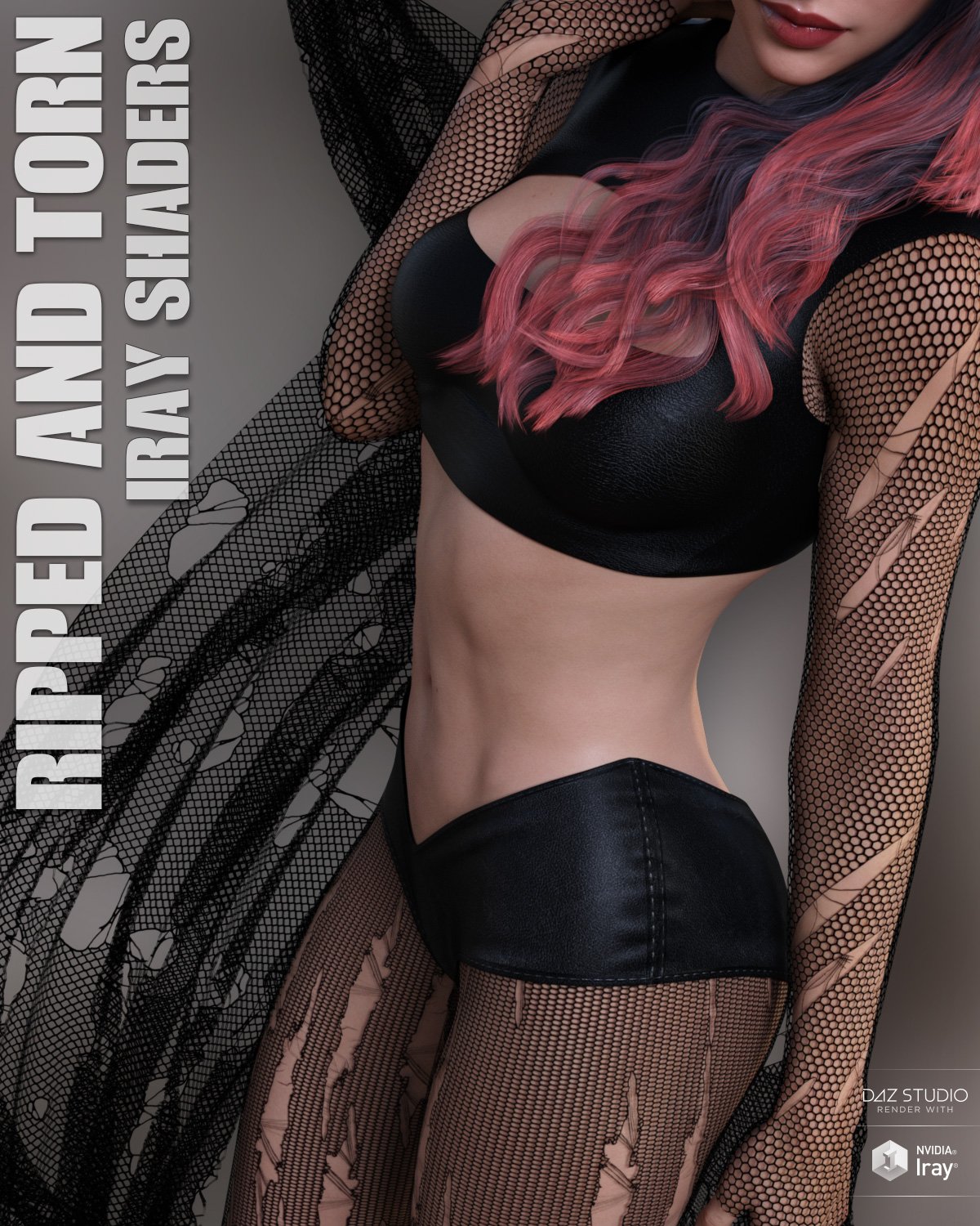 Ripped and Torn Iray Shaders by: Lilflame, 3D Models by Daz 3D