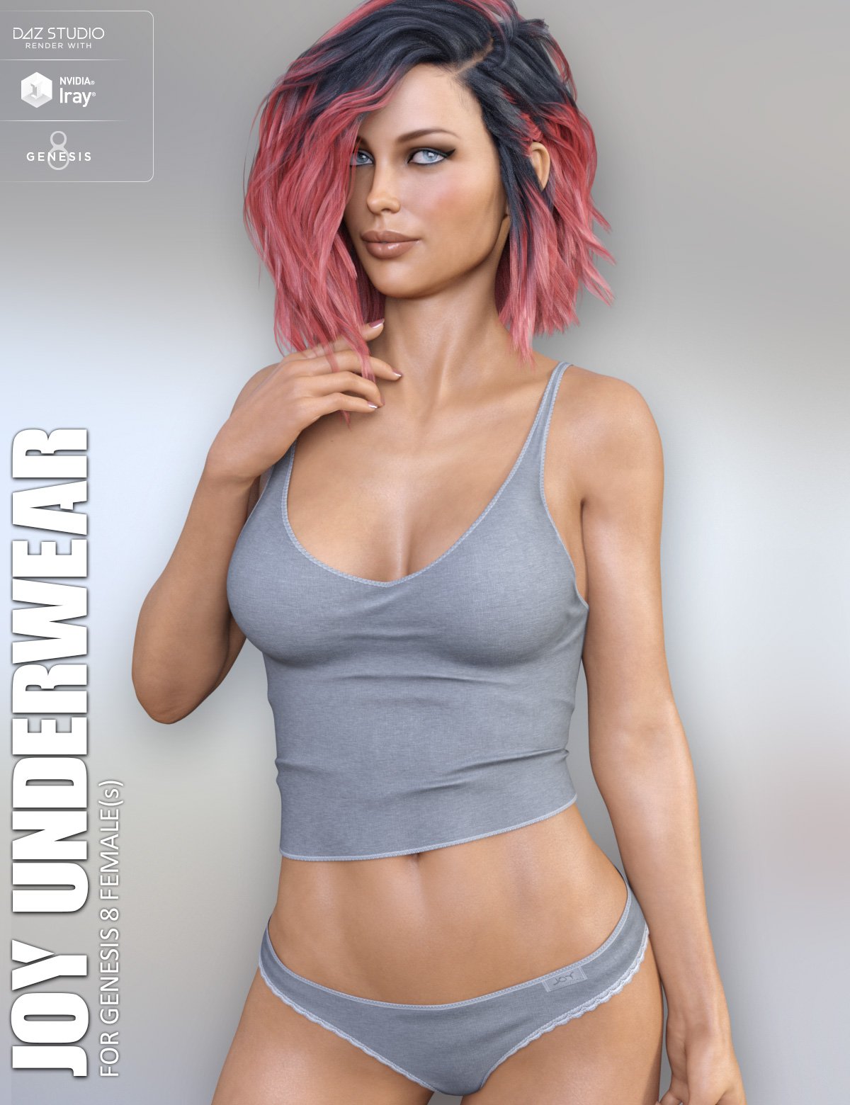 Joy Underwear for Genesis 8 Females by: Lilflame, 3D Models by Daz 3D