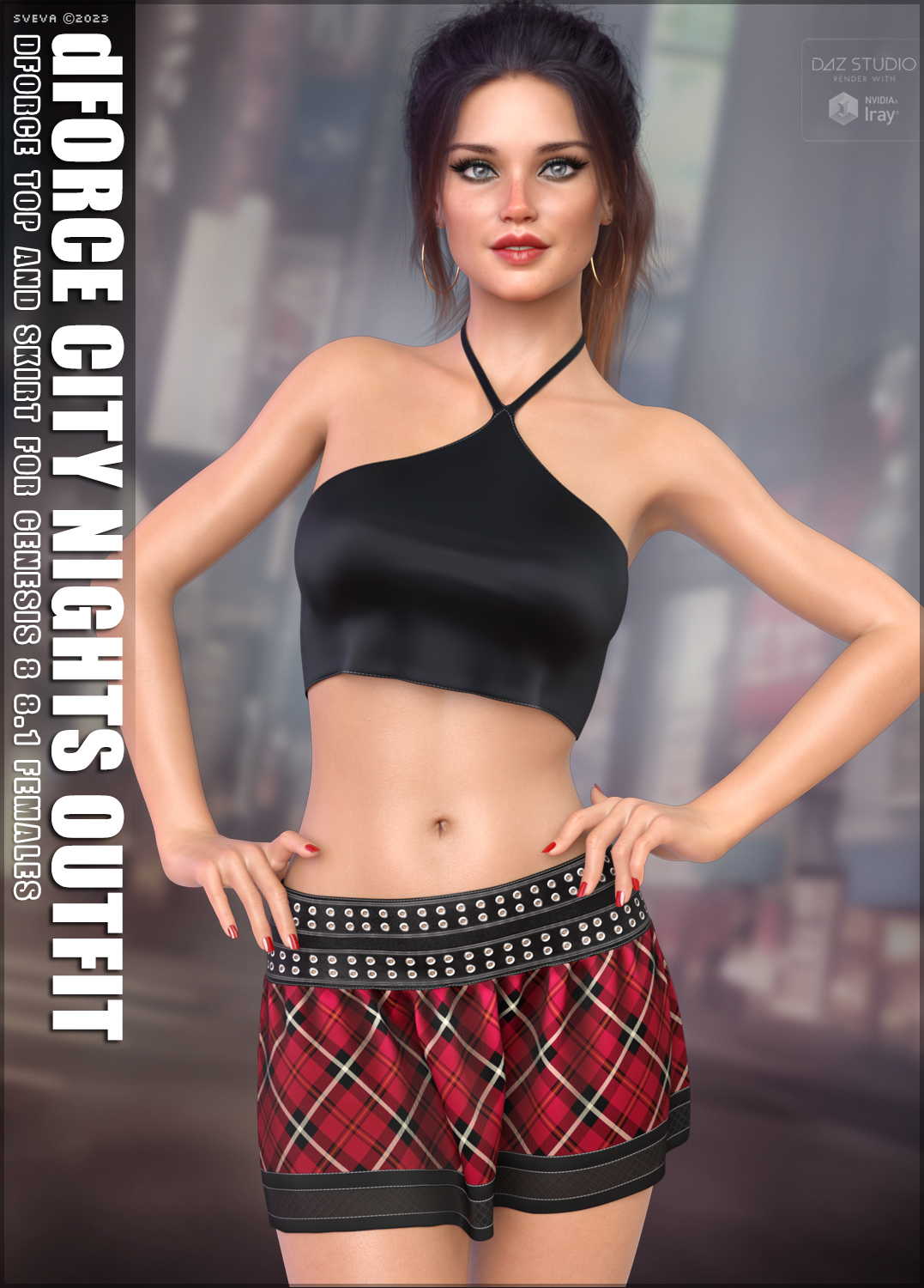 dForce City Nights Outfit G8G8.1F by: Sveva, 3D Models by Daz 3D