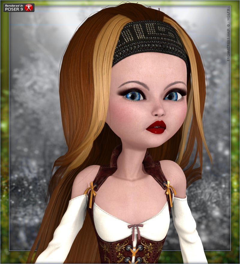 Enchantress Hair | Daz 3D