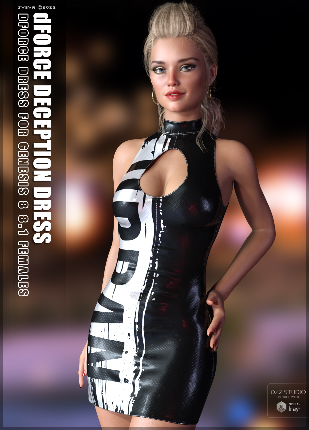 dForce Deception Dress G8G8.1F by: Sveva, 3D Models by Daz 3D