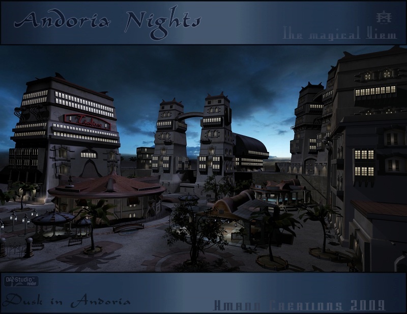 Andoria by Night by: Magix 101, 3D Models by Daz 3D