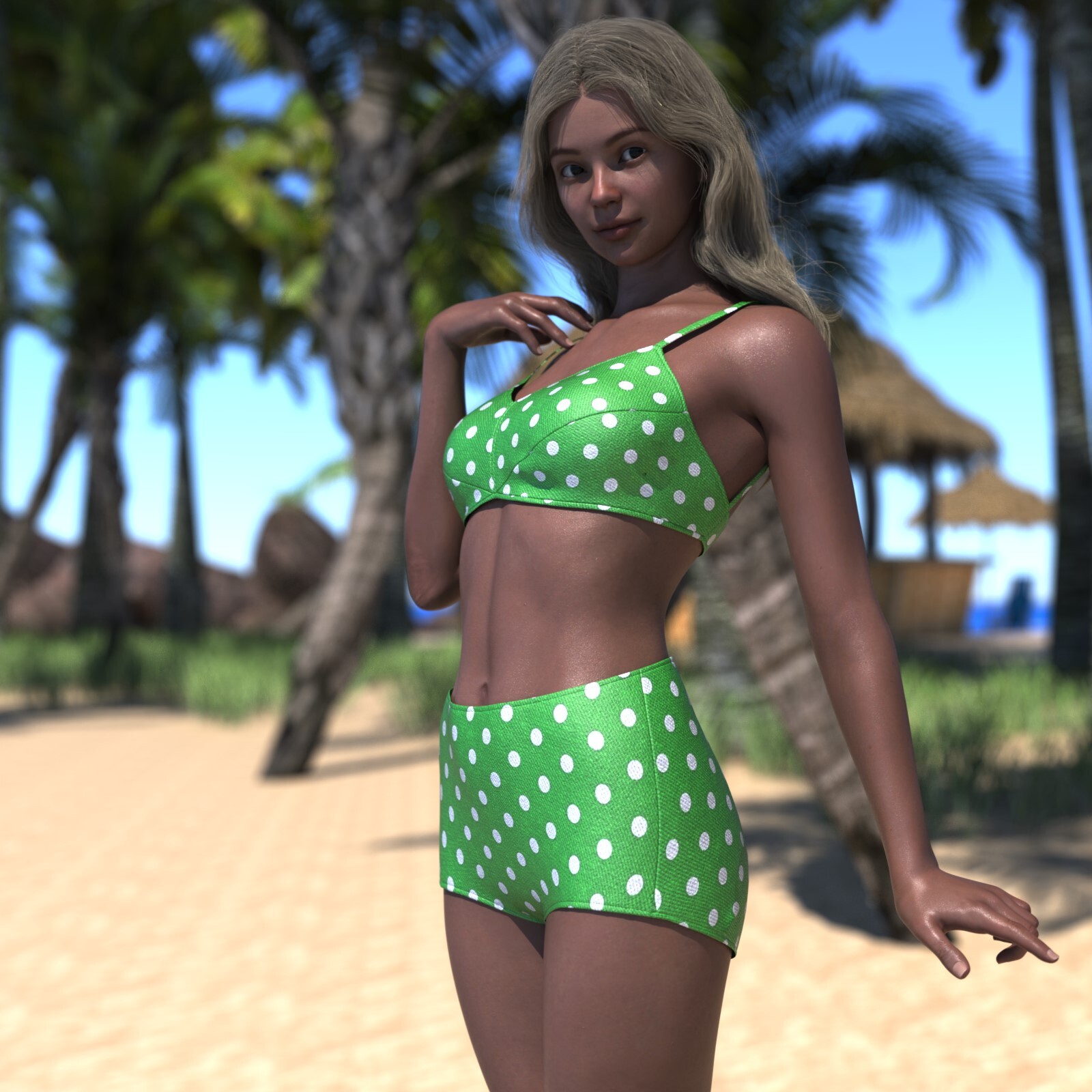 Annette Bikini - Decades of Swimwear, The 60s by: Chris Cox, 3D Models by Daz 3D