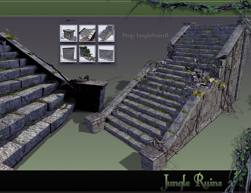 Jungle Ruins 2 by: Stonemason, 3D Models by Daz 3D