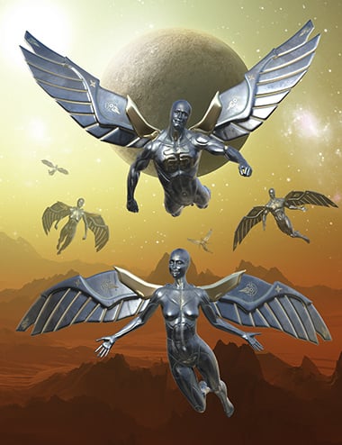 Mech Wings for Genesis 9