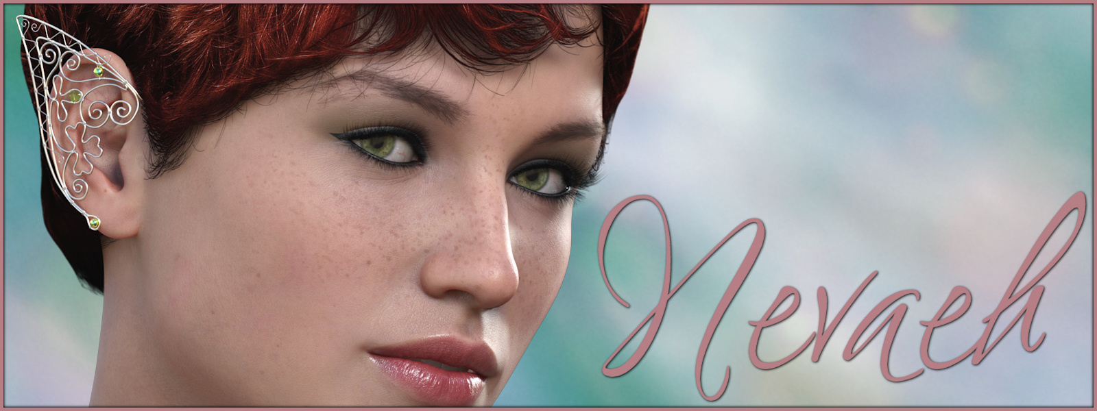 Nevaeh Wings and Ear Cuffs G3F G8F by: ~Wolfie~, 3D Models by Daz 3D