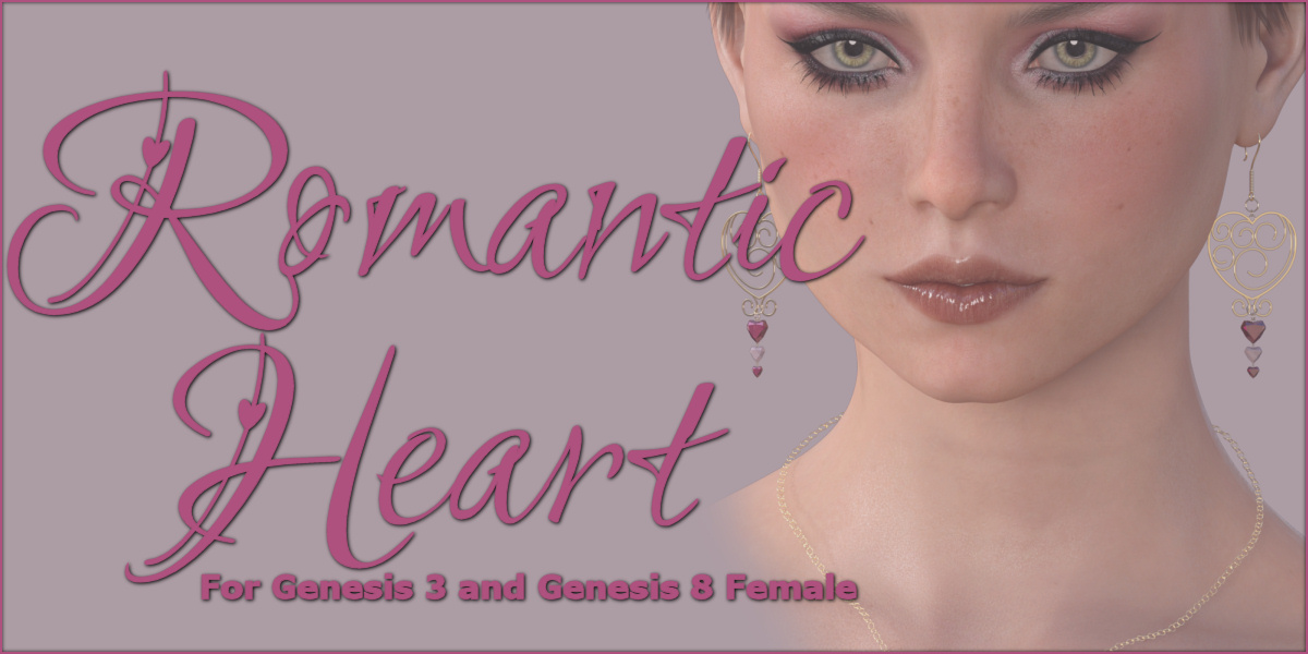 Romantic Heart G3F G8F - Daz by: ~Wolfie~, 3D Models by Daz 3D