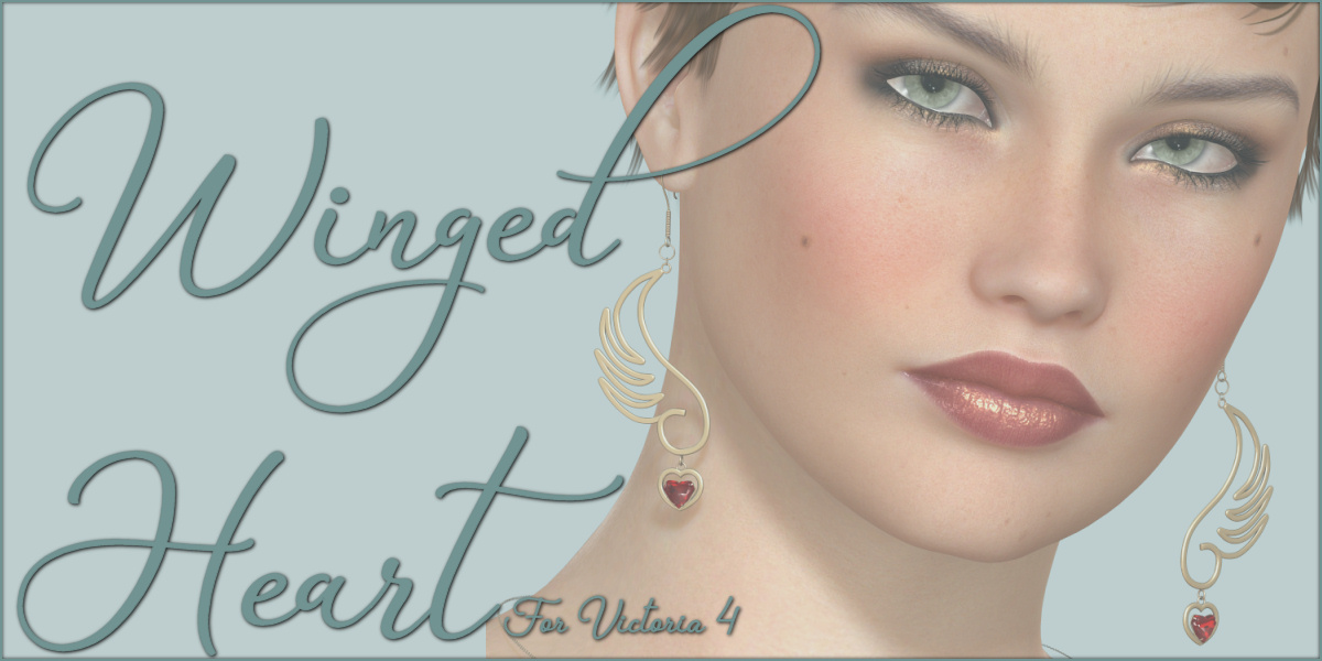 Winged Heart V4 Poser by: ~Wolfie~, 3D Models by Daz 3D