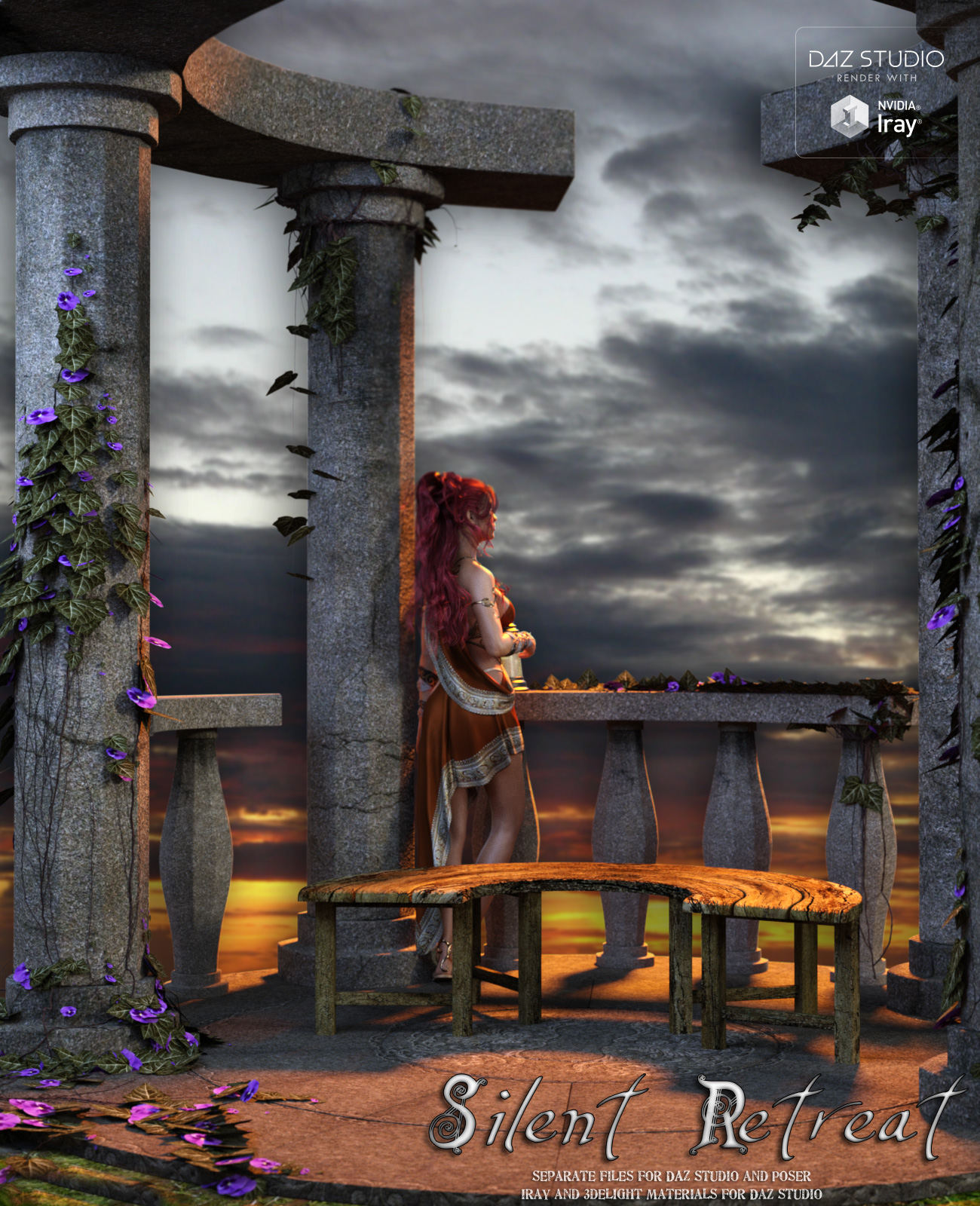 Silent Retreat by: Lilflame, 3D Models by Daz 3D