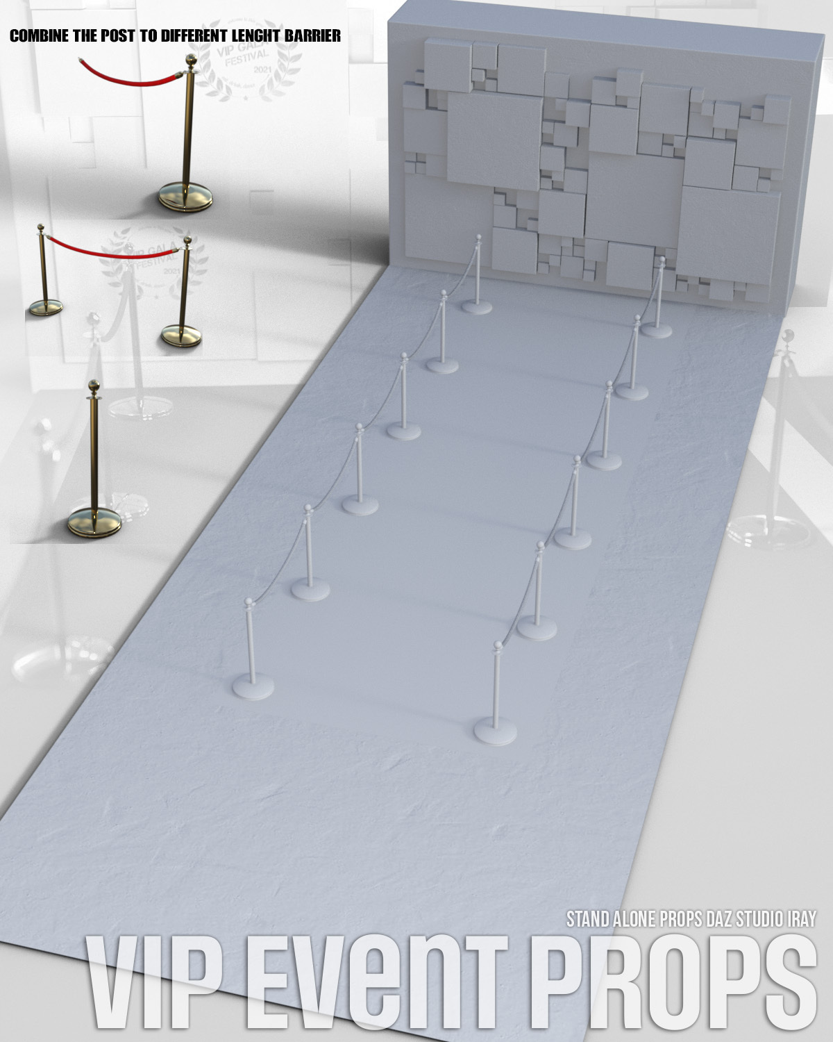 VIP Event Props Daz Studio | Daz 3D