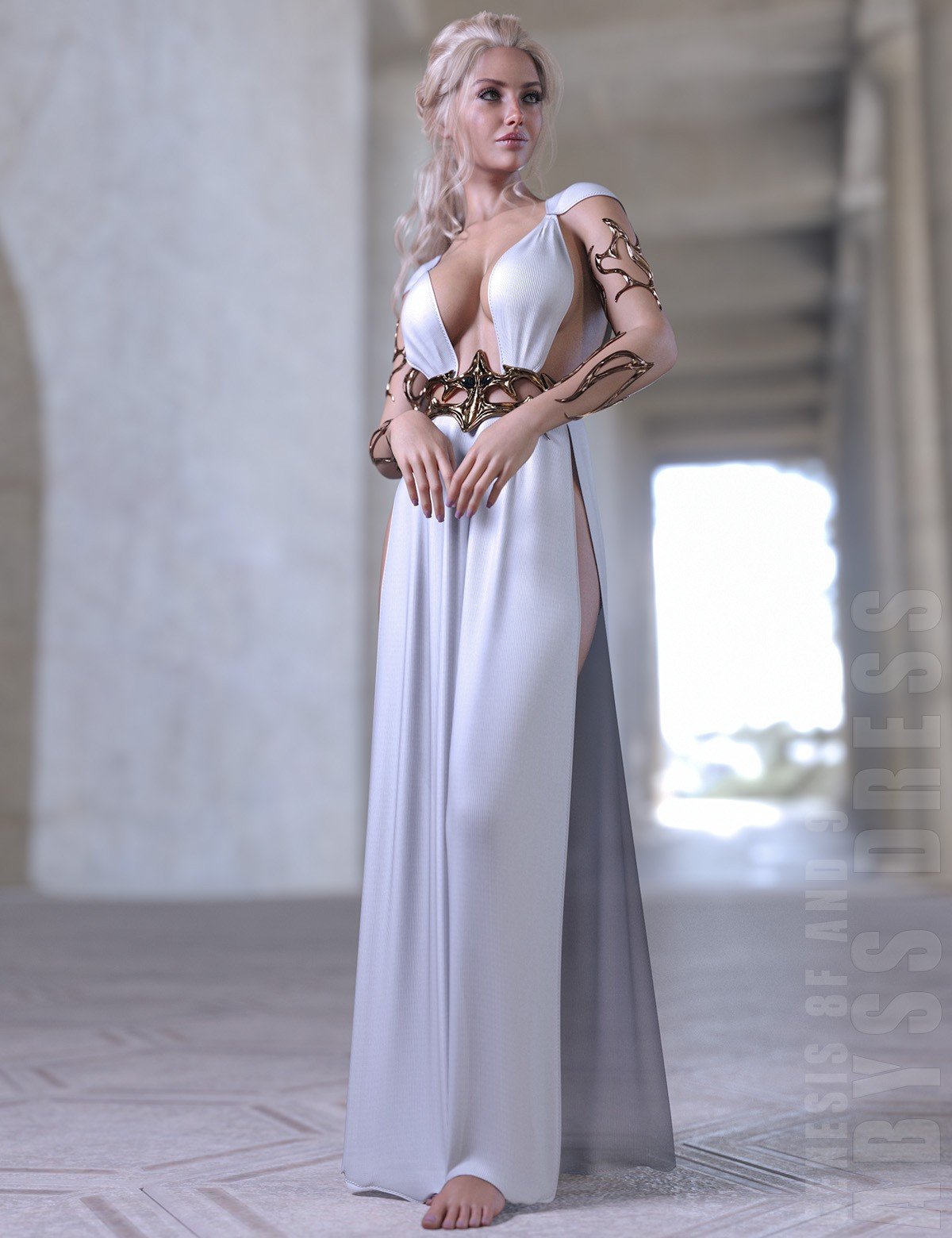 dForce Abyss Dress Genesis 8-8.1F and G9 | Daz 3D