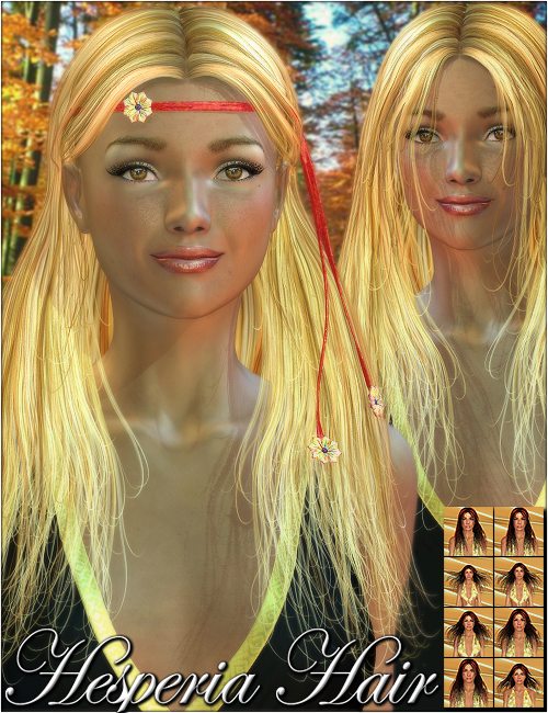 Hesperia Hair by: 3DreamMairy, 3D Models by Daz 3D