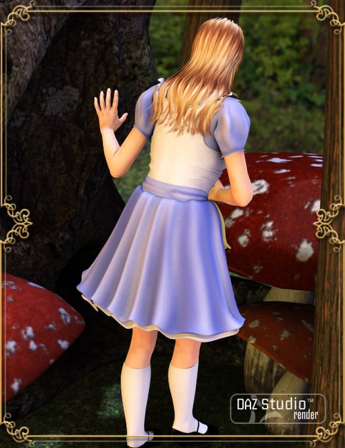 Wonderland Alice V4 Wonderland Alice V4 by: Barbara Brundon, 3D Models by Daz 3D