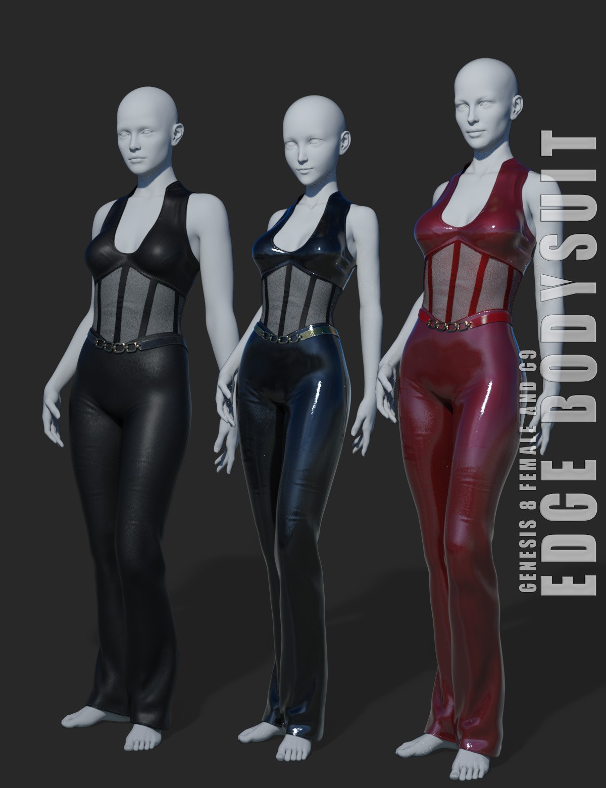 Edge Bodysuit Genesis 8 8 1f And G9 Daz 3d