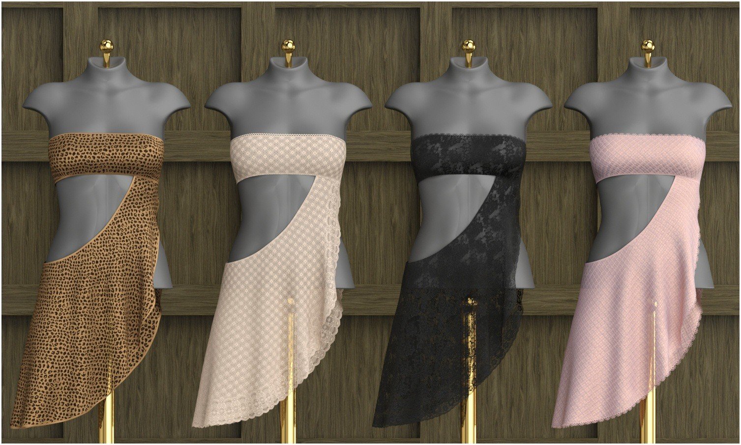 dForce - Candence Dress for G8Fs by: Lully, 3D Models by Daz 3D