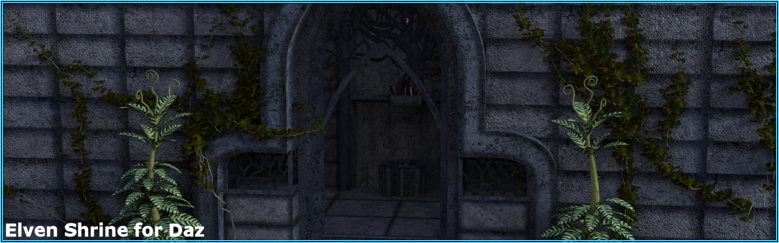 Elven Shrine for Daz by: ~Wolfie~, 3D Models by Daz 3D