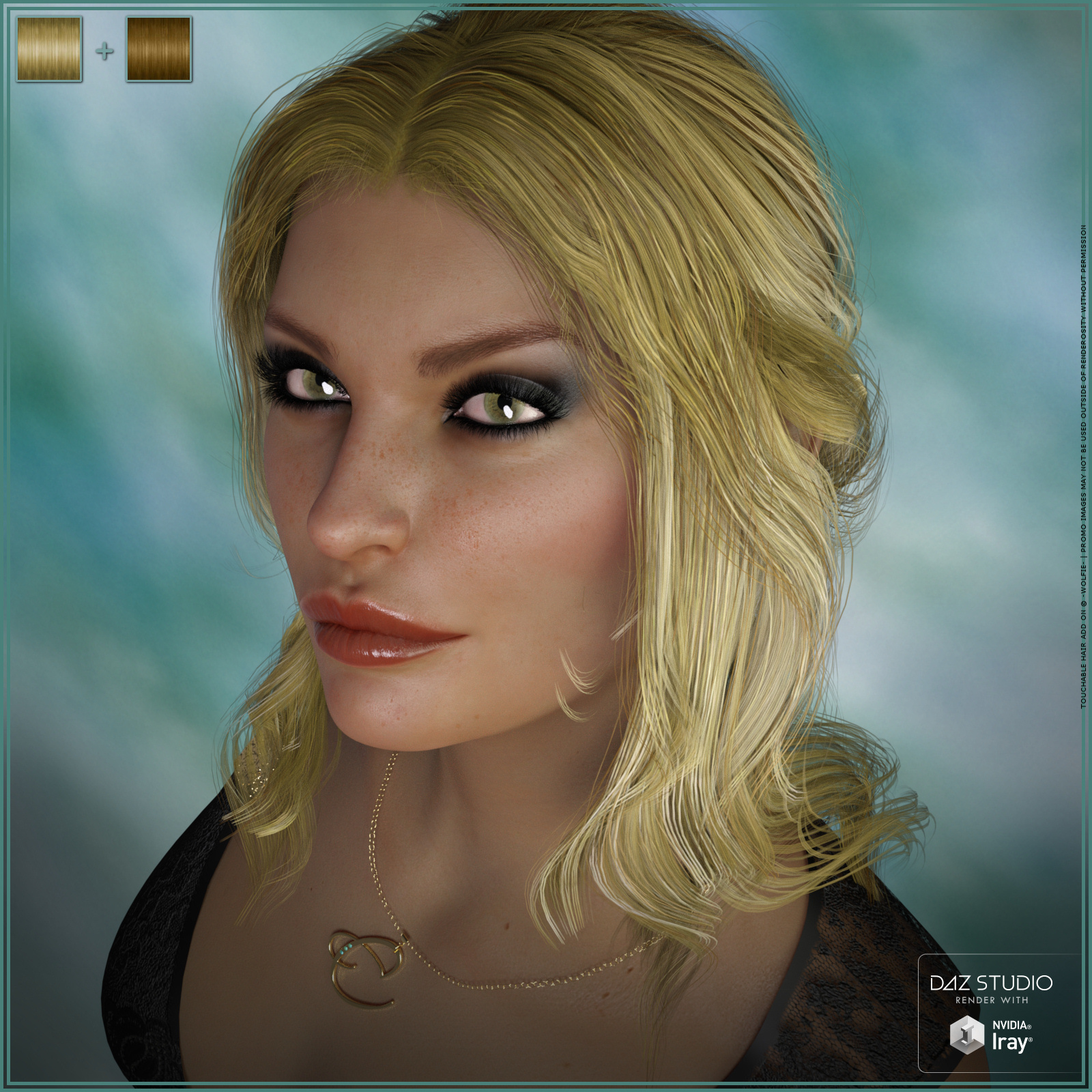 Touchable capri daz 3d