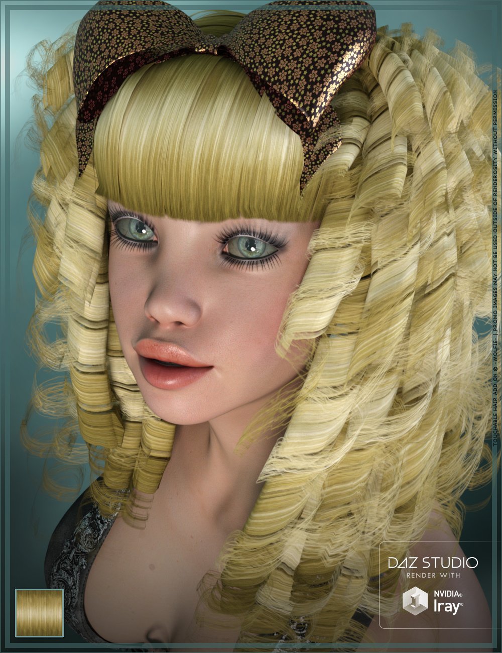 Touchable Goldie Locks by: ~Wolfie~, 3D Models by Daz 3D