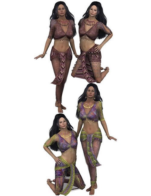 SS Genie/Gypsy Textures-Volume 3 by: , 3D Models by Daz 3D