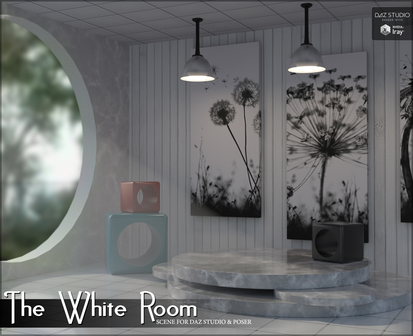 SV's The White Room by: Sveva, 3D Models by Daz 3D