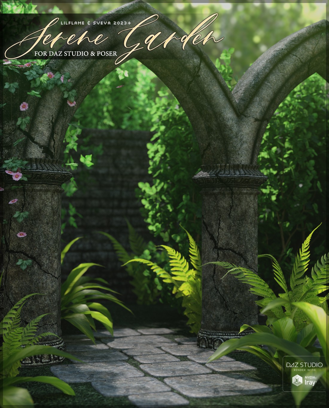 Serene Garden by: SvevaLilflame, 3D Models by Daz 3D