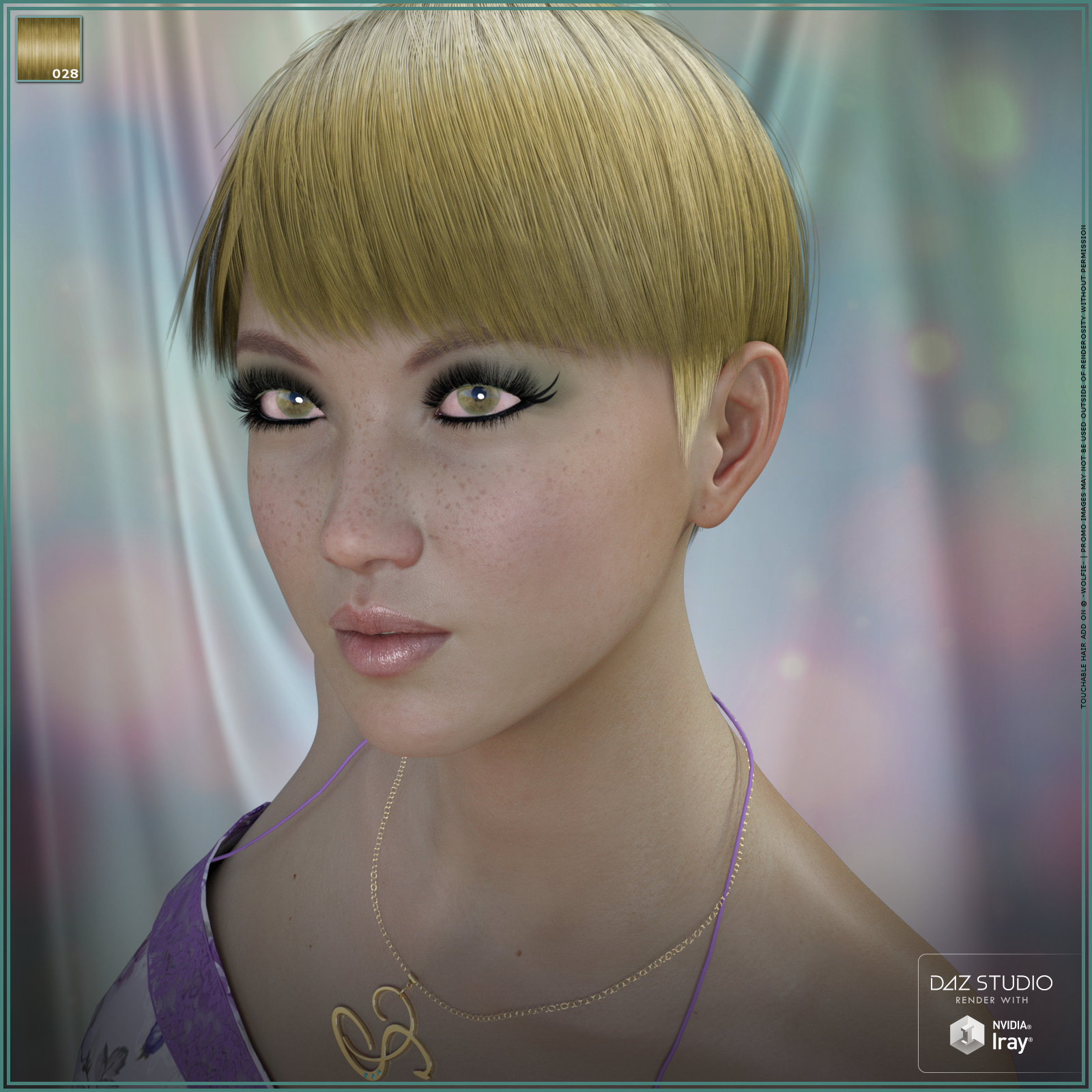 Touchable Short Hair | Daz 3D