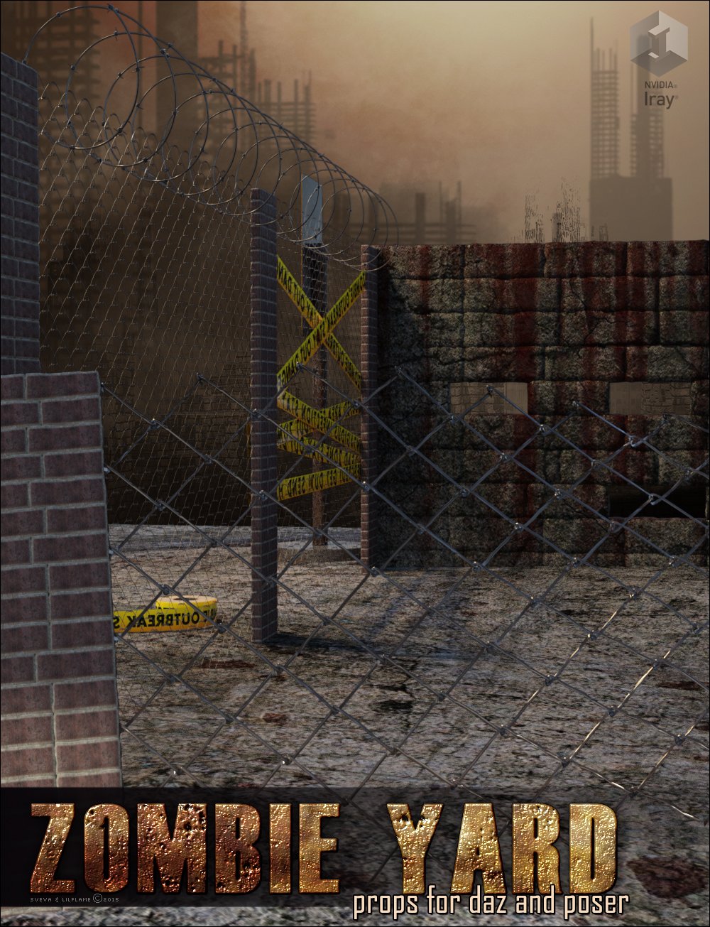 Zombie Yard Props | Daz 3D