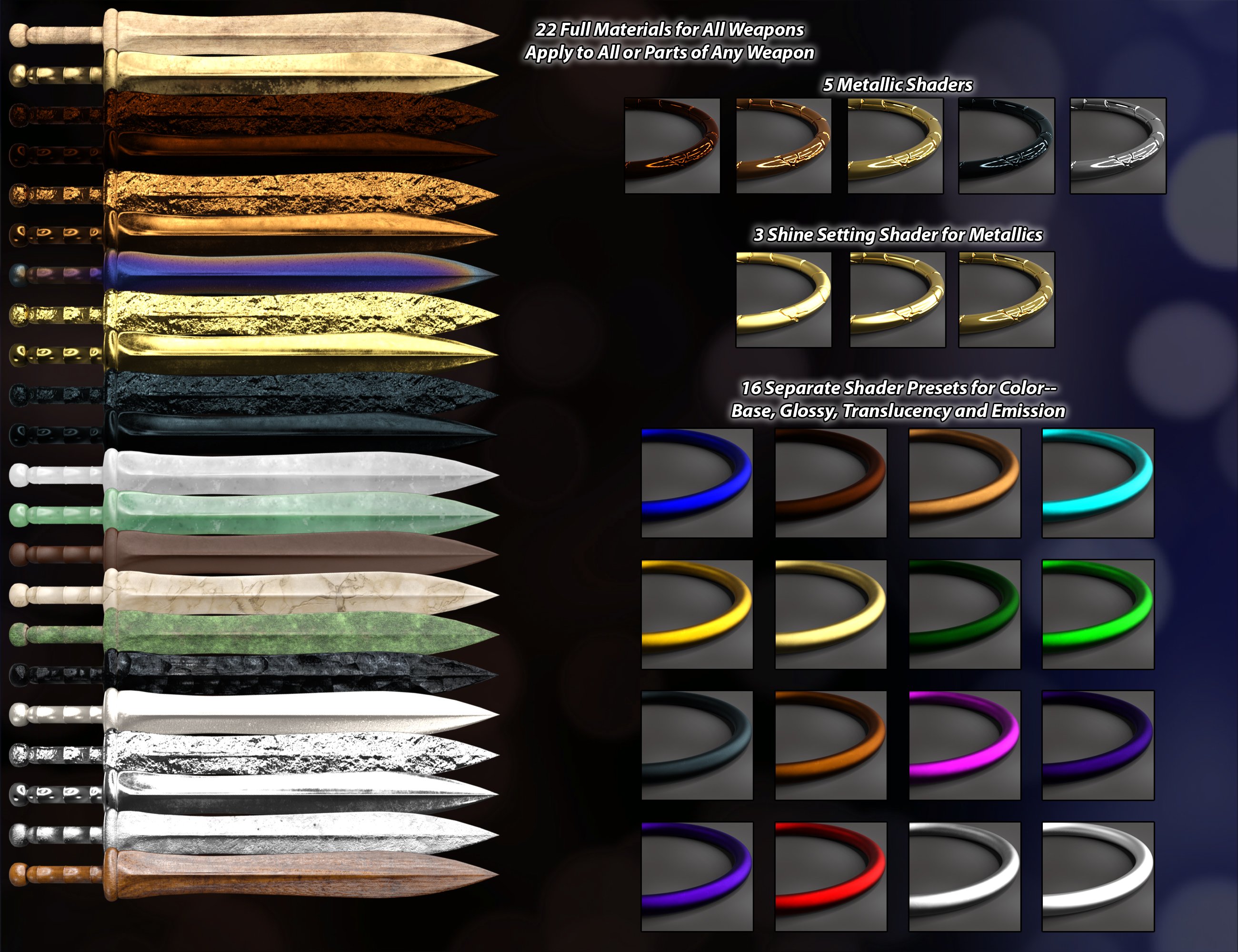 CC Character Accessory Kit: Angelic Artifacts for Genesis 9 | Daz 3D