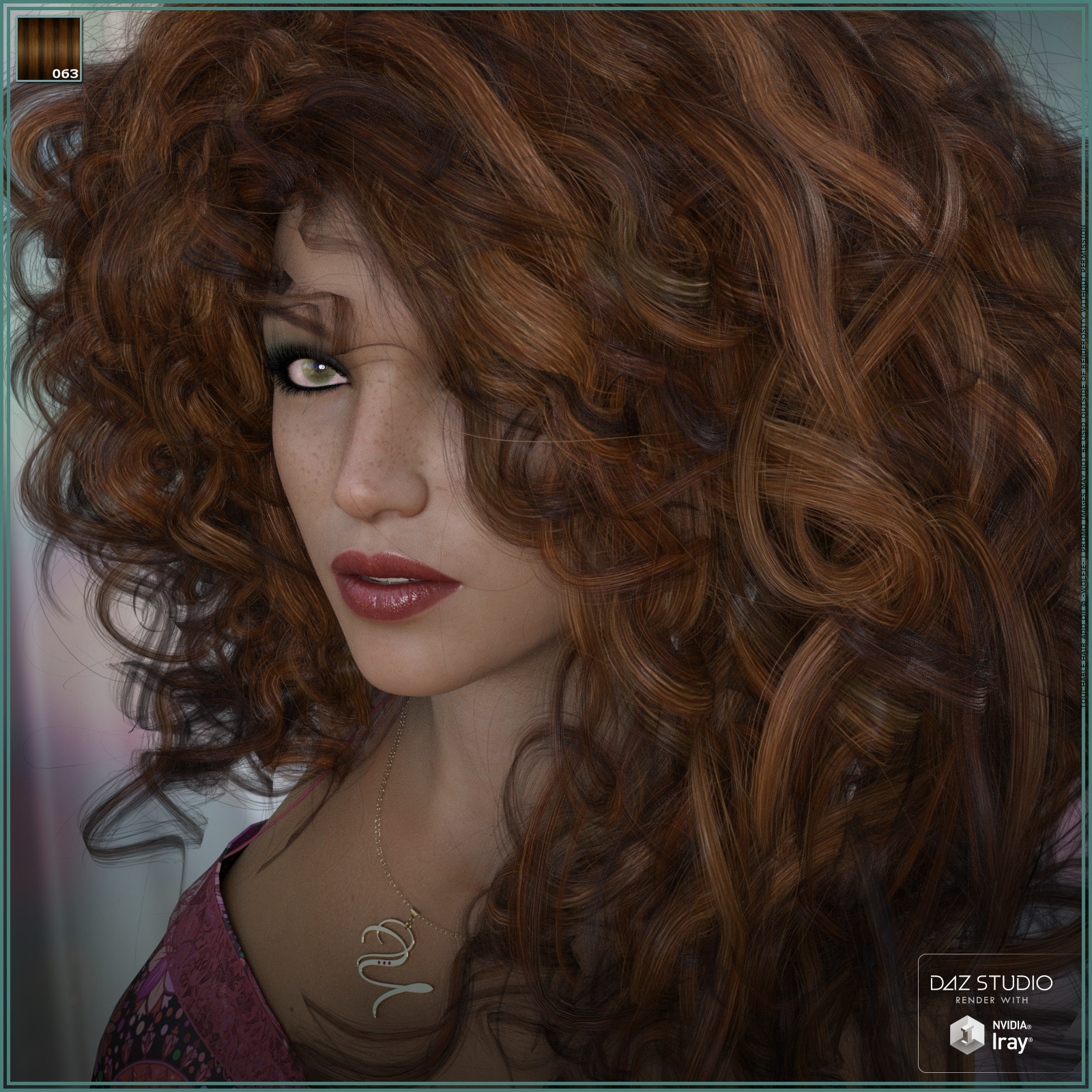 Touchable Untamed Curls | Daz 3D