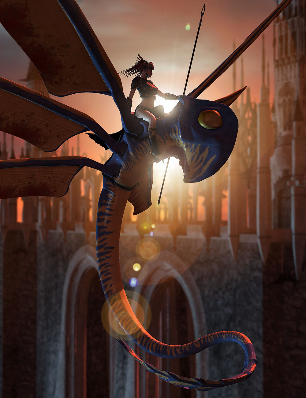 Flydragon by: Orestes Graphics, 3D Models by Daz 3D