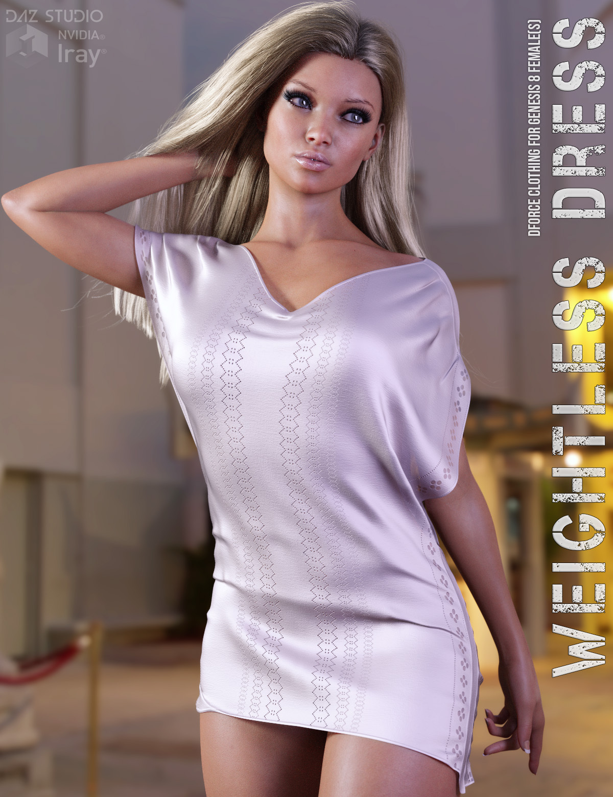 dForce Weightless Dress for Genesis 8 Females by: Lilflame, 3D Models by Daz 3D