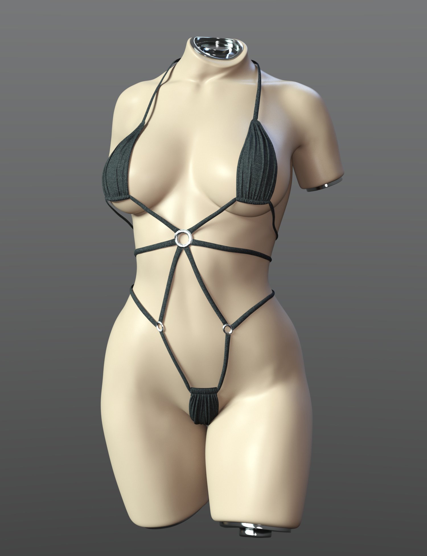 SPR Line Bikini for Genesis 9 by: Sprite, 3D Models by Daz 3D