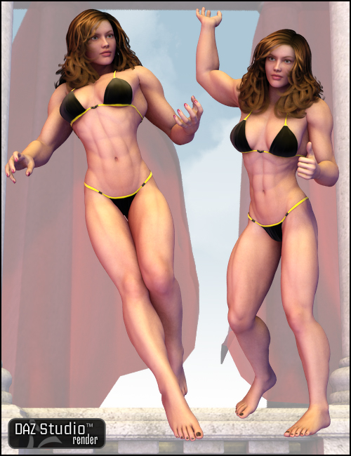 Sensational She Freak V4 by: Muscleman, 3D Models by Daz 3D
