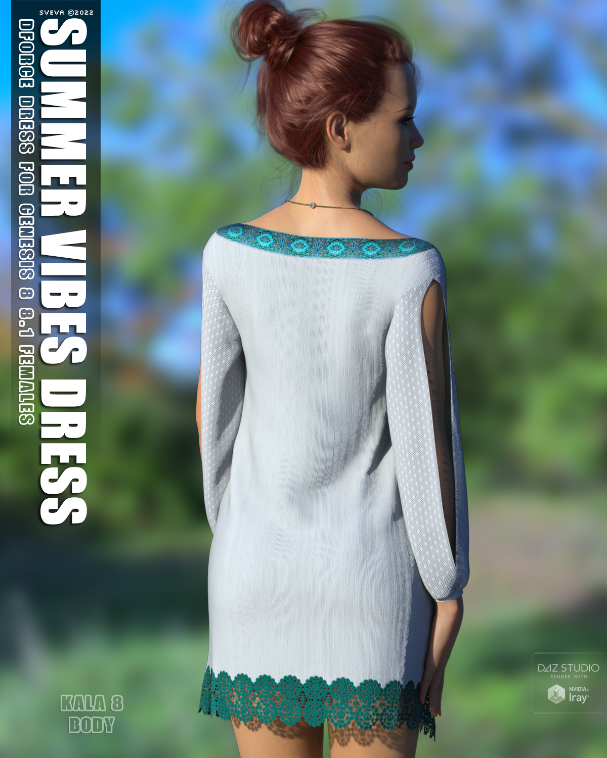 dForce Summer Vibes Dress G8/8.1F | Daz 3D