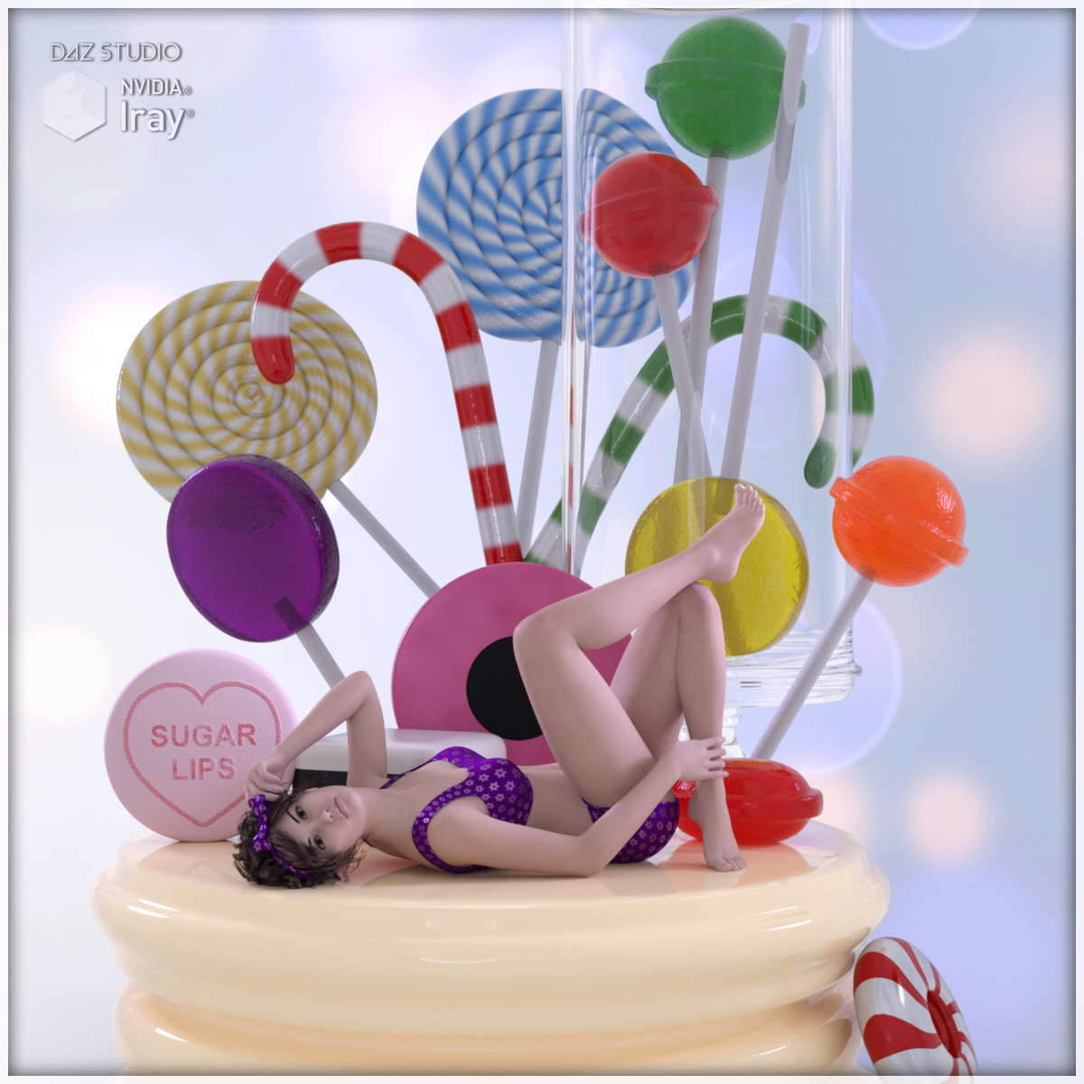 CandyLuscious Prop Set by: Lully, 3D Models by Daz 3D
