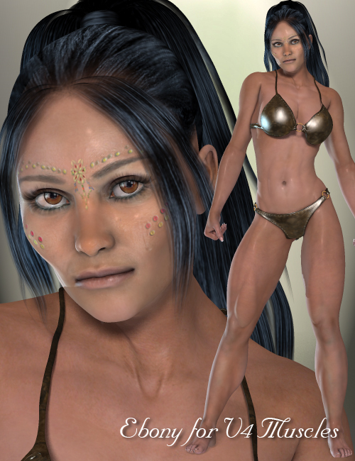 Ebony Expansion  Morphs and Expressions by: Virtual_World, 3D Models by Daz 3D
