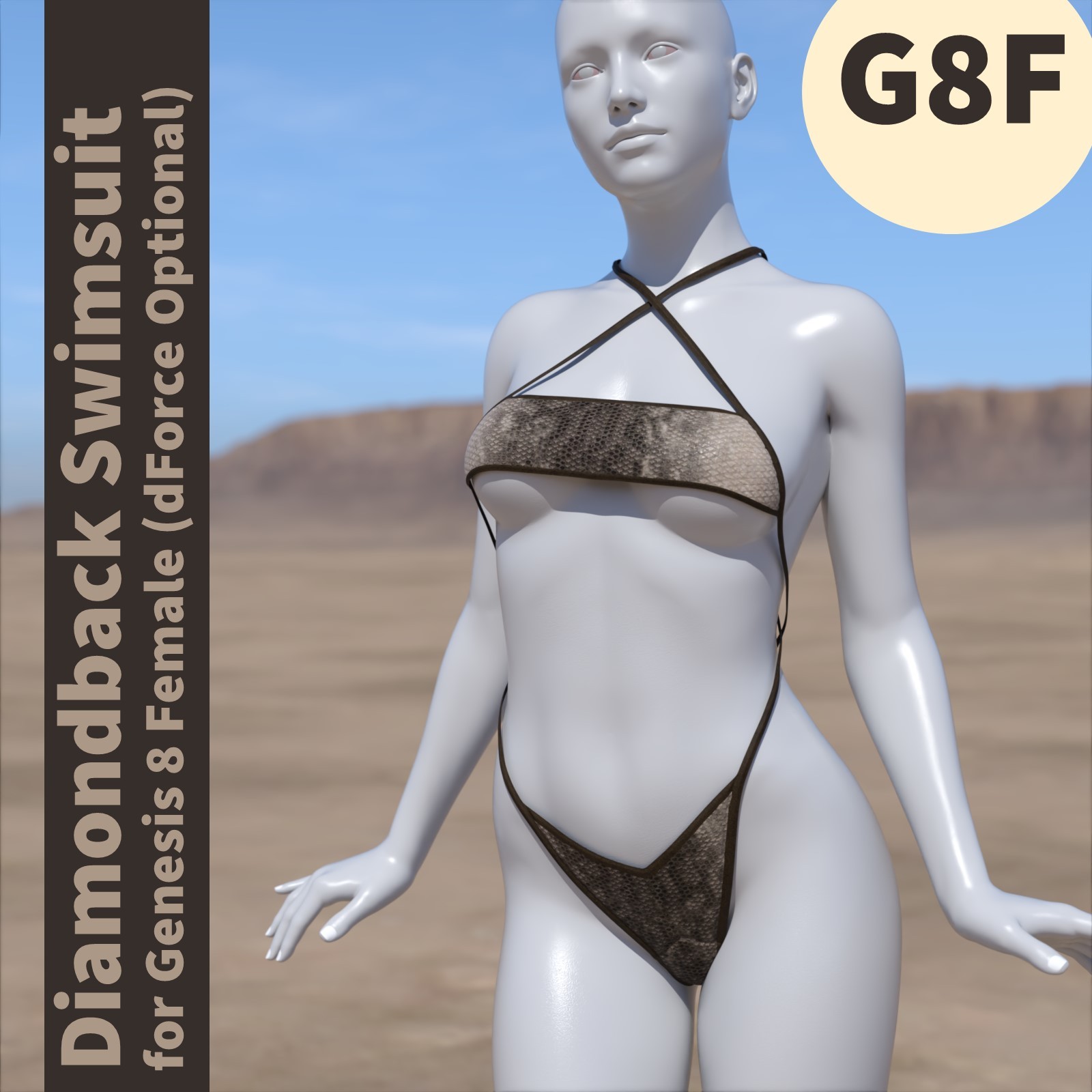 Diamondback Swim G8F by: Chris Cox, 3D Models by Daz 3D