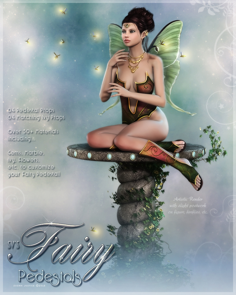 SV's Fairy Pedestals by: Sveva, 3D Models by Daz 3D