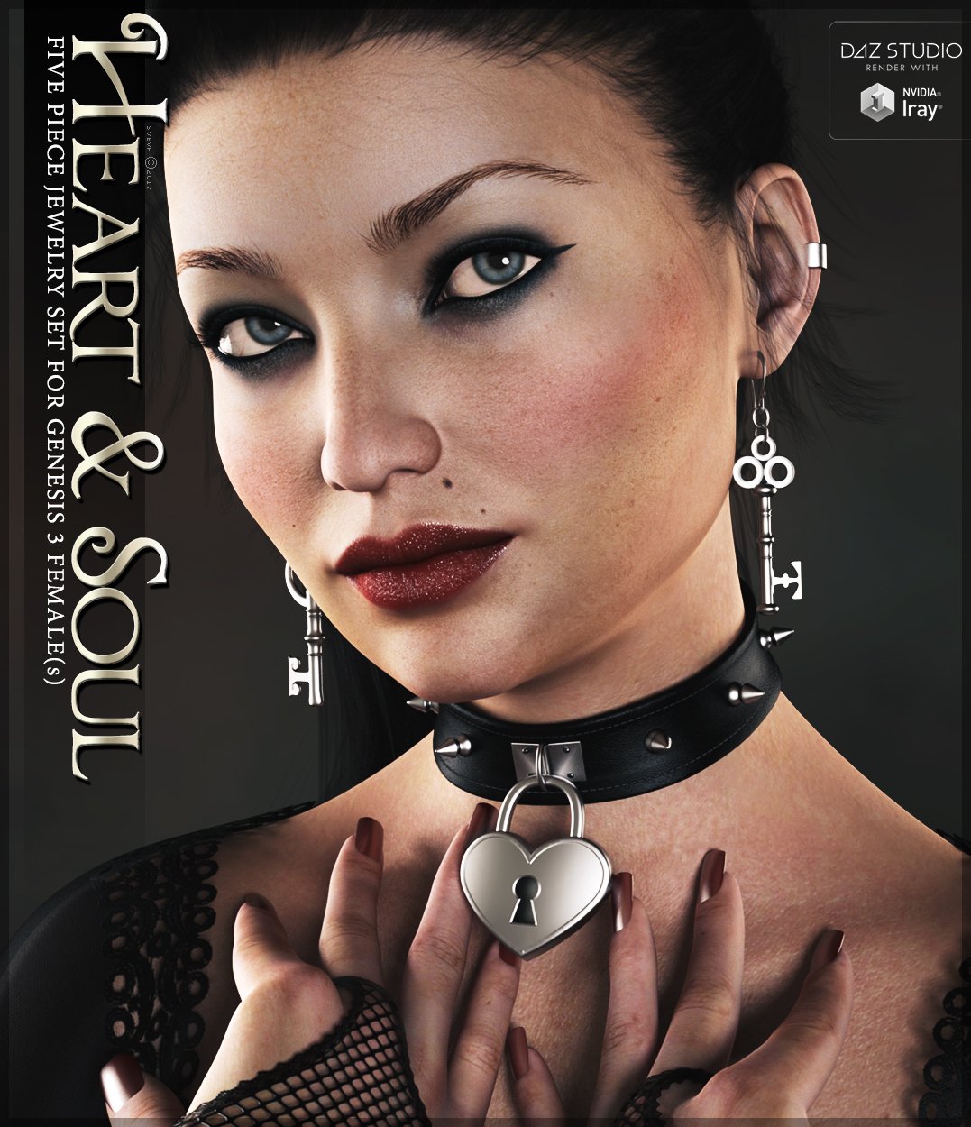 SV's Heart and Soul Jewelry by: Sveva, 3D Models by Daz 3D