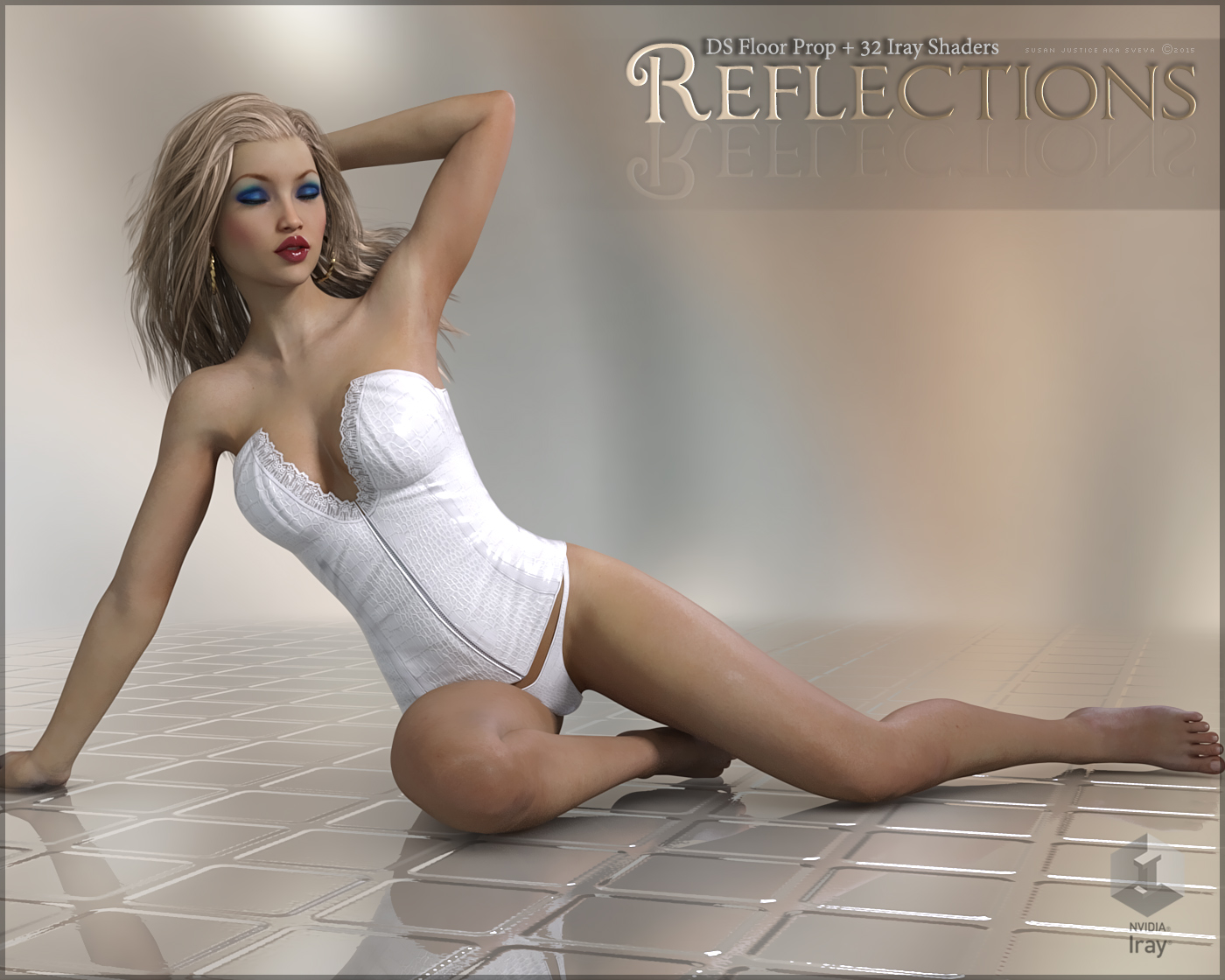 SV's Reflections Floor & Iray Shaders by: Sveva, 3D Models by Daz 3D