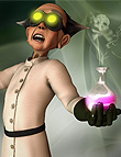Gramps Mad Scientist Gramps Mad Scientist by: 3D Universe, 3D Models by Daz 3D