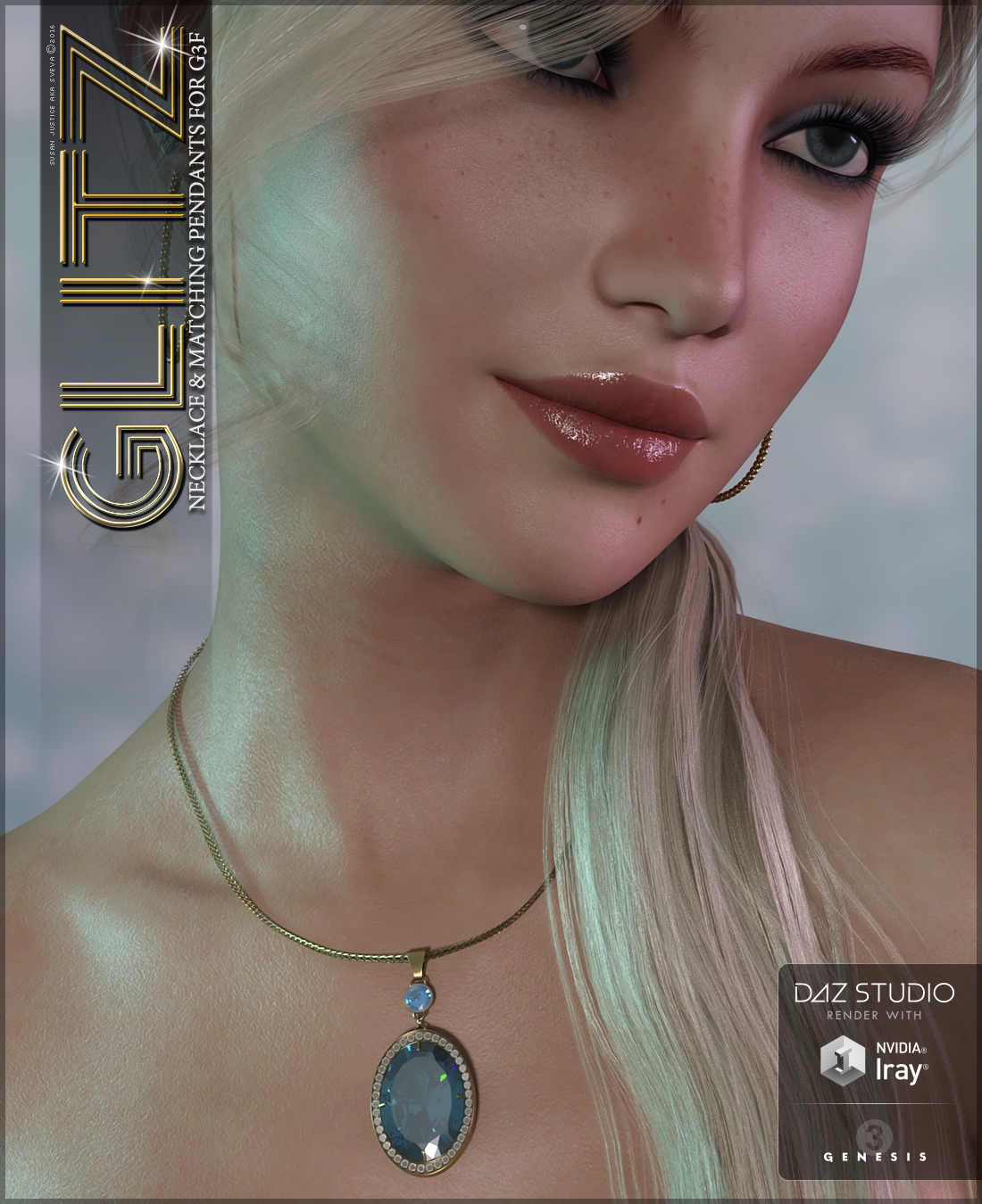 SV's Glitz Jewels Necklace by: Sveva, 3D Models by Daz 3D