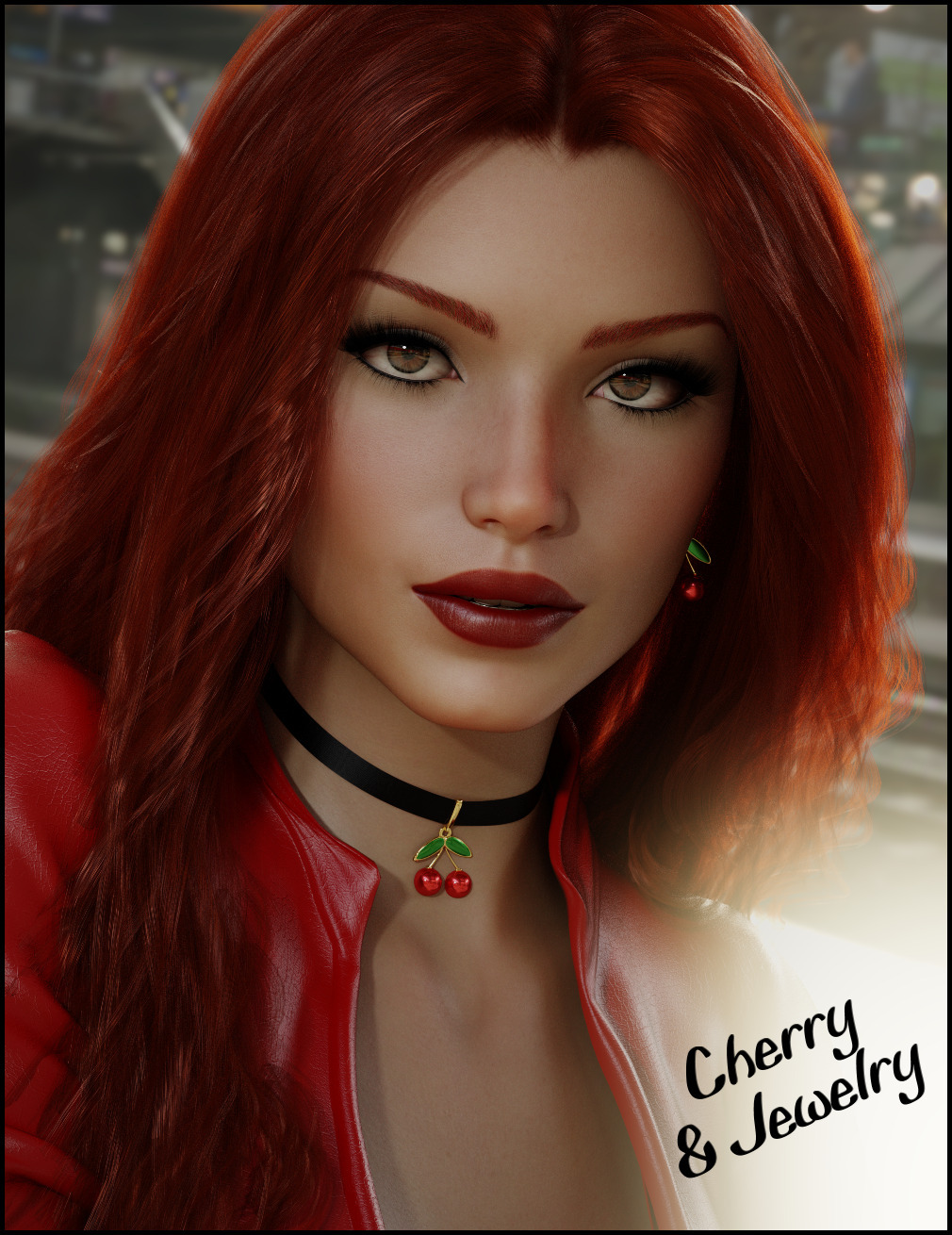 3DA Cherry & Jewelry - G8F by: 3-D Arena, 3D Models by Daz 3D