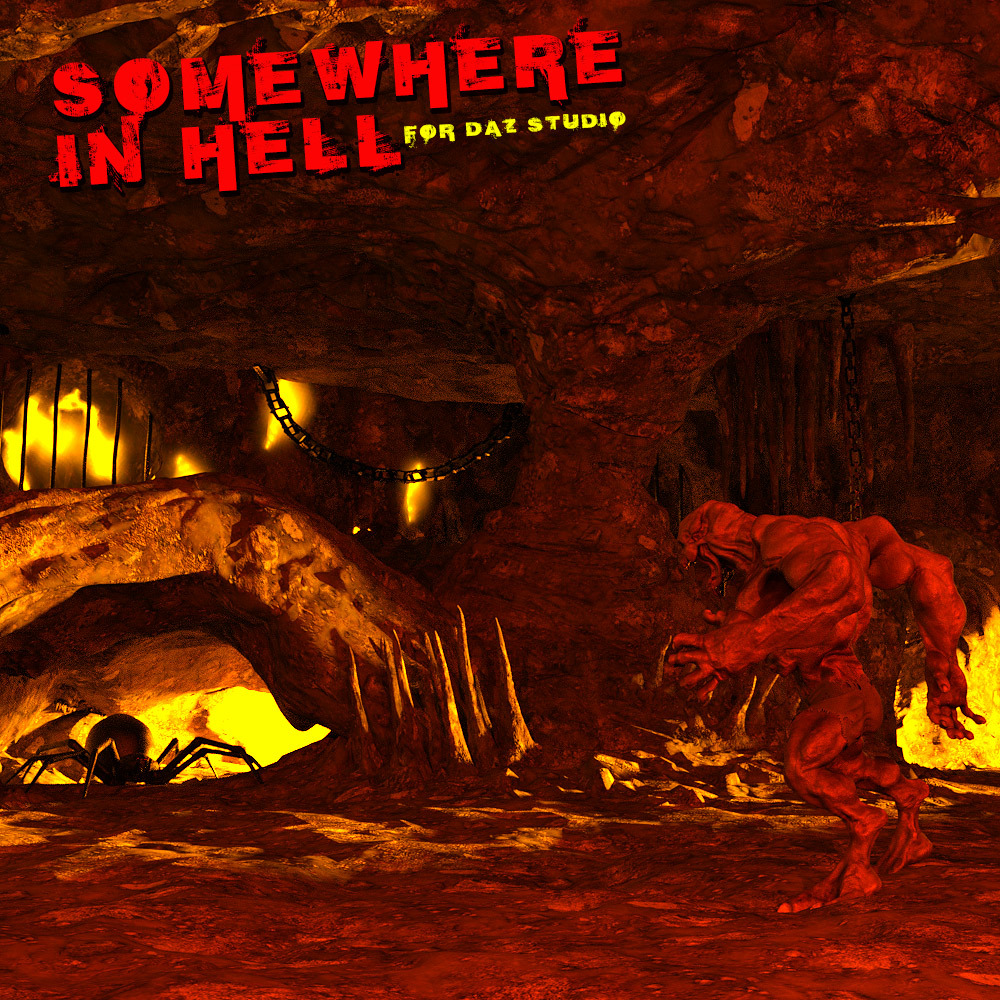Somewhere In Hell for DS Iray by: powerage, 3D Models by Daz 3D